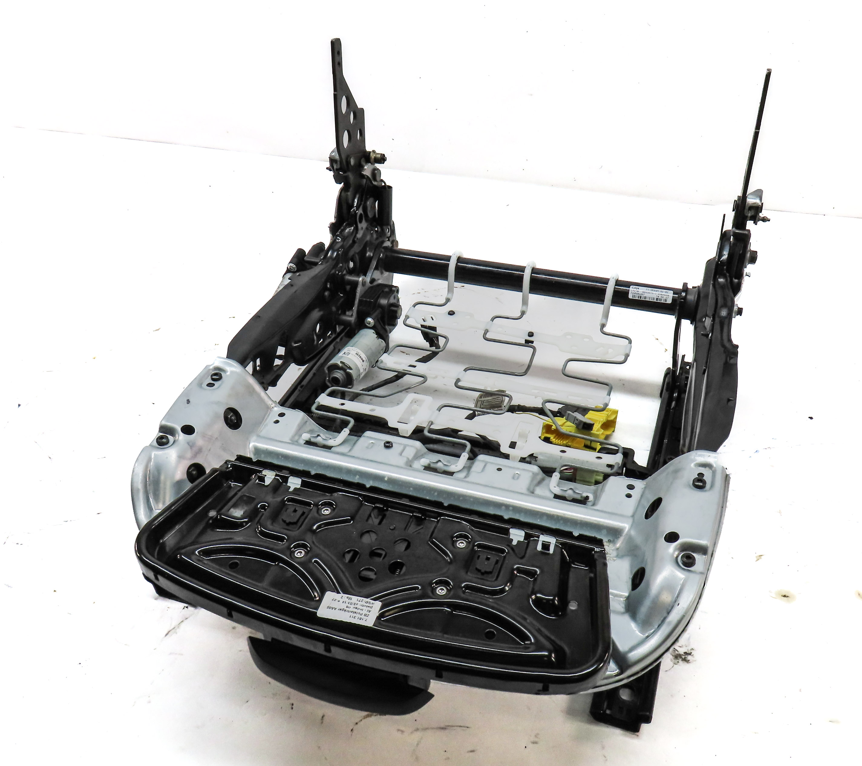 2014 BMW M235i COUPE (F22) FRONT RIGHT PASSENGER SEAT TRACK w/ MOTORS — exact item pictured